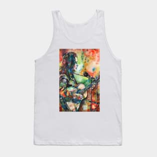 JOAN BAEZ - watercolor portrait .1 Tank Top